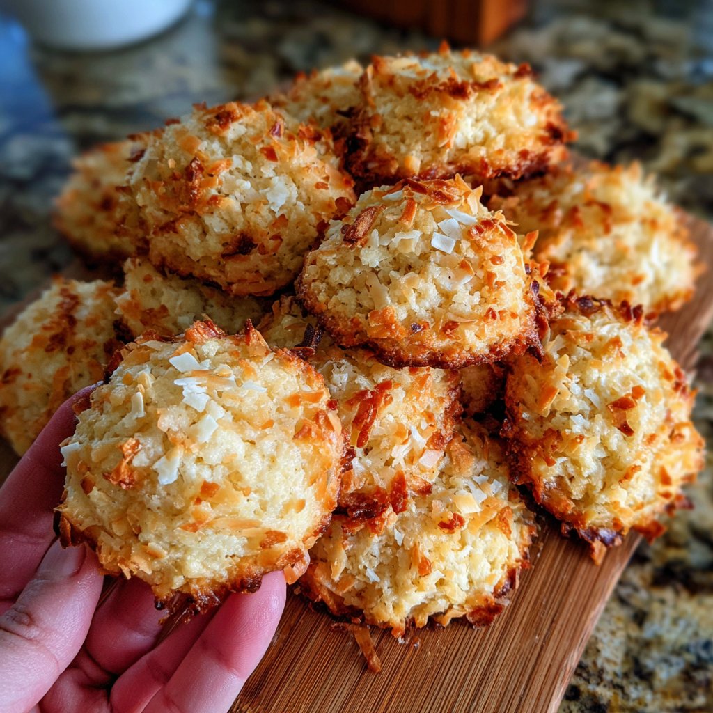 Sour Cream and Coconut Cookies