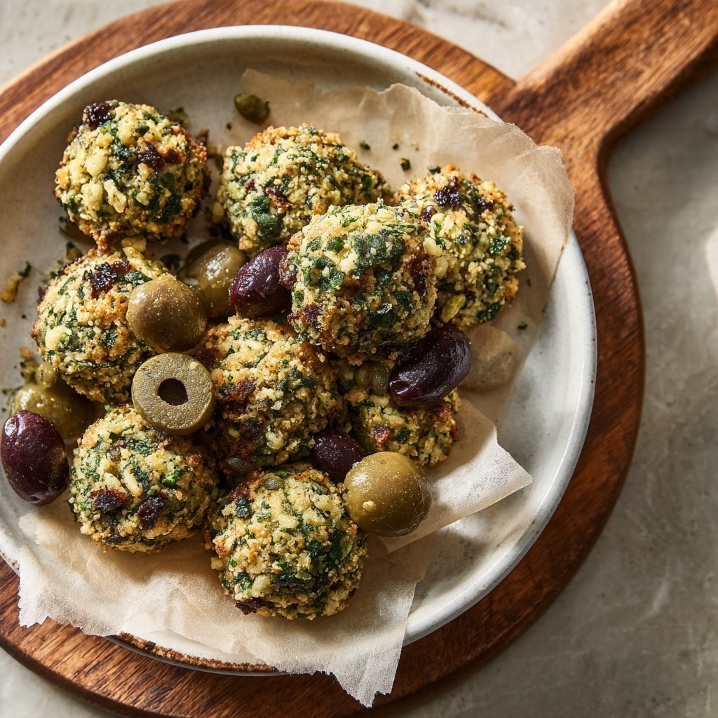 Herbed Olive Tapenade Bites