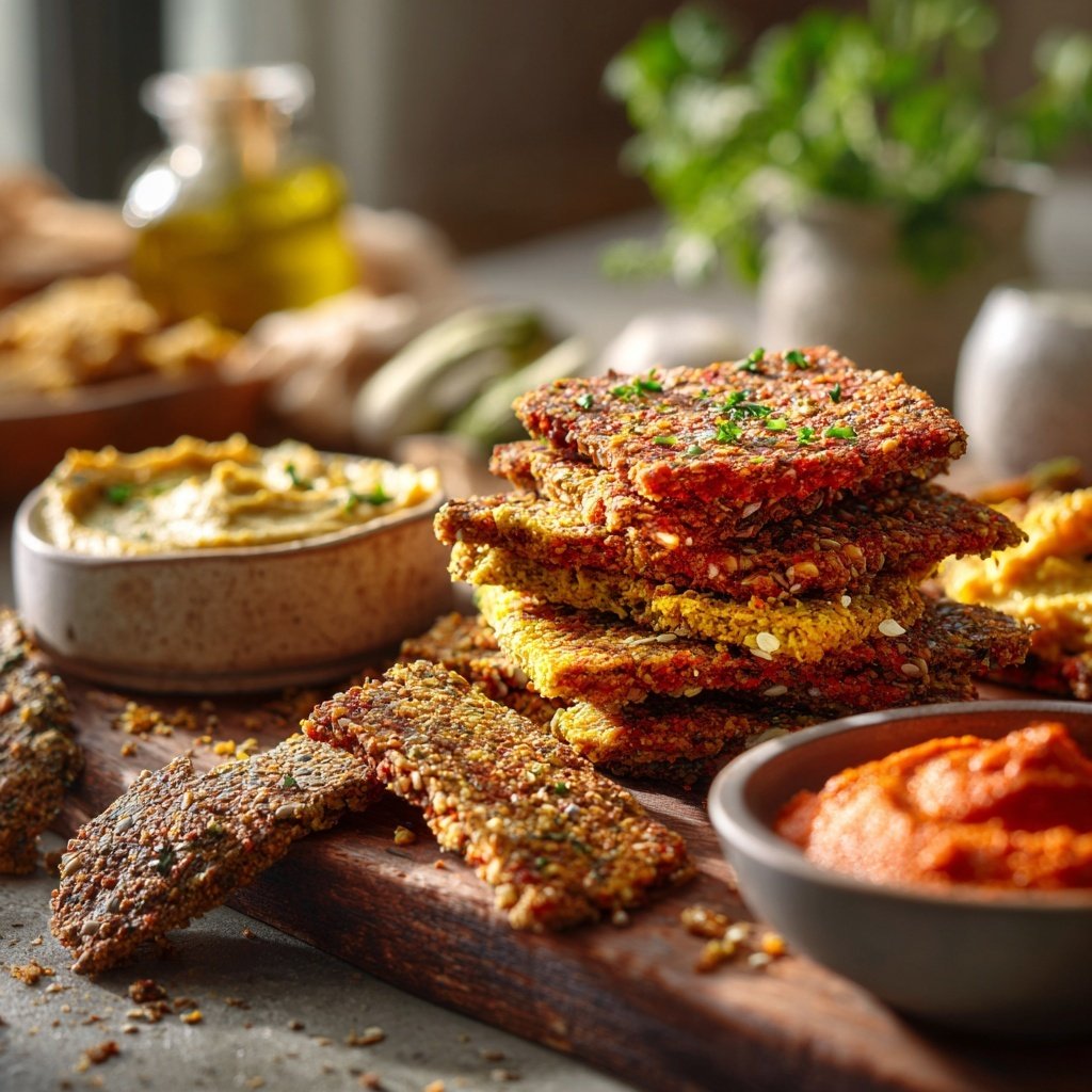 Gluten-Free Veggie Cracker Platter