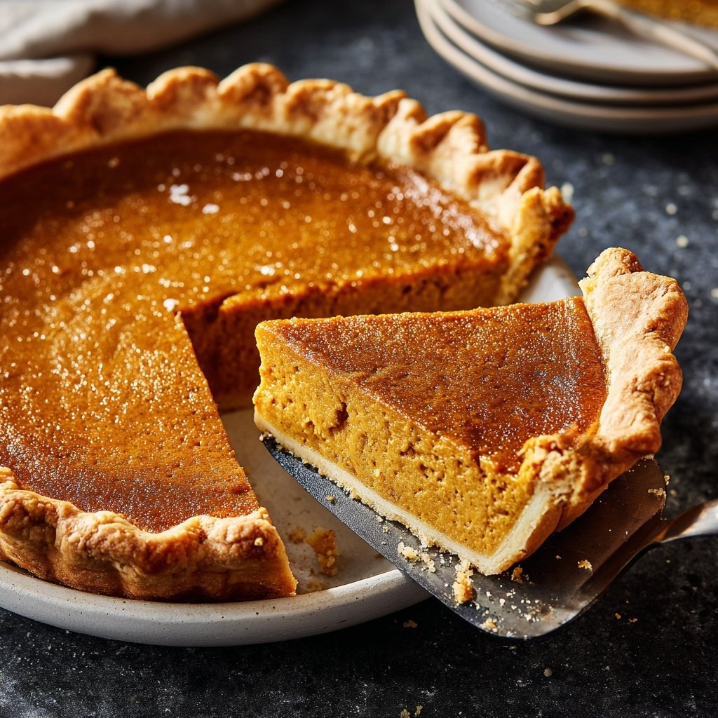 Festive Spiced Pumpkin Pie