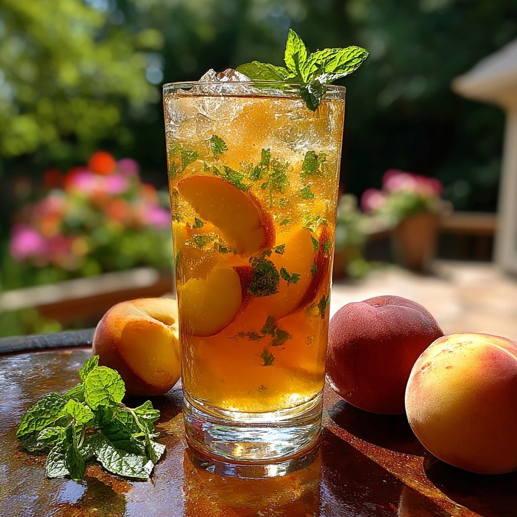 Peachy Green Tea Refresher