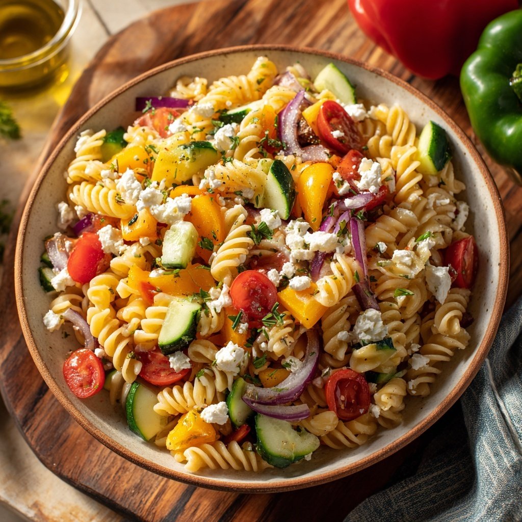 Zesty Greek Pasta Salad