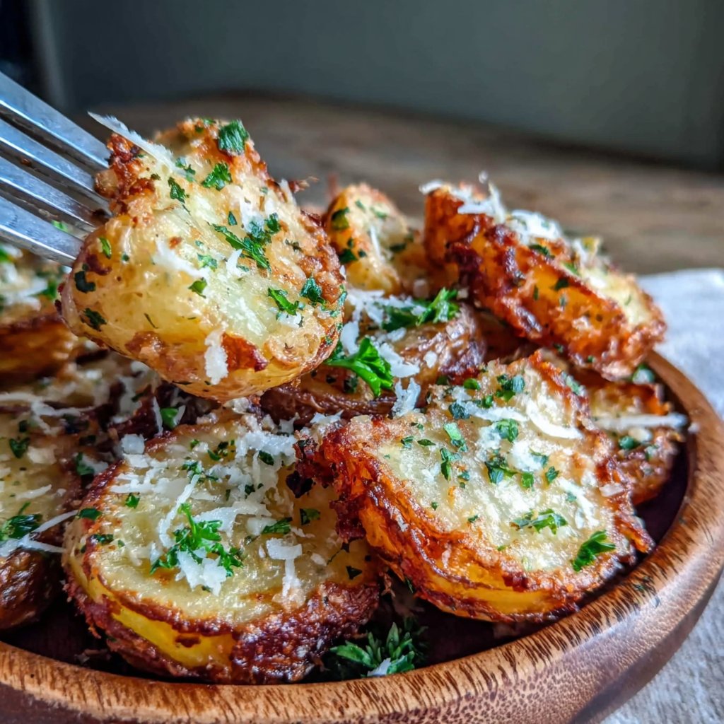 Roasted Garlic Parmesan Potatoes