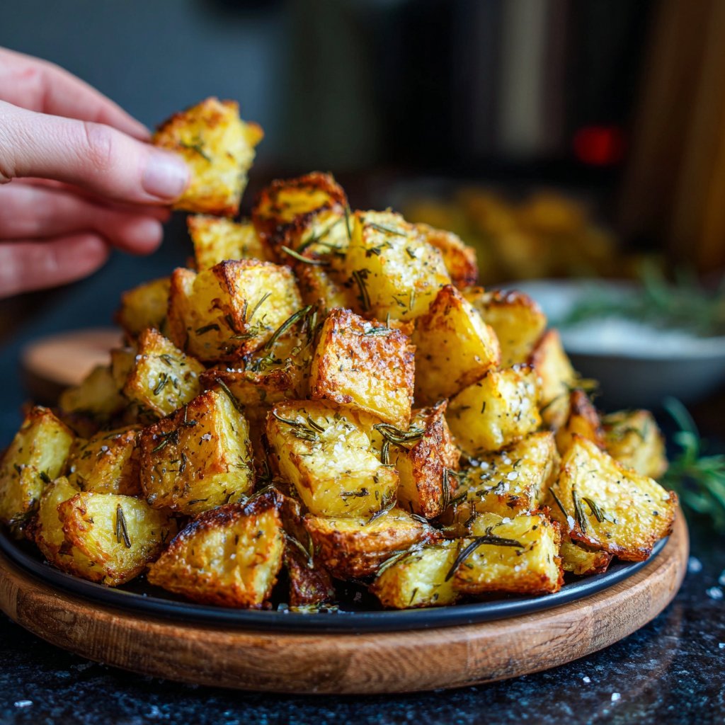 Crispy Rosemary Airfryer Potatoes