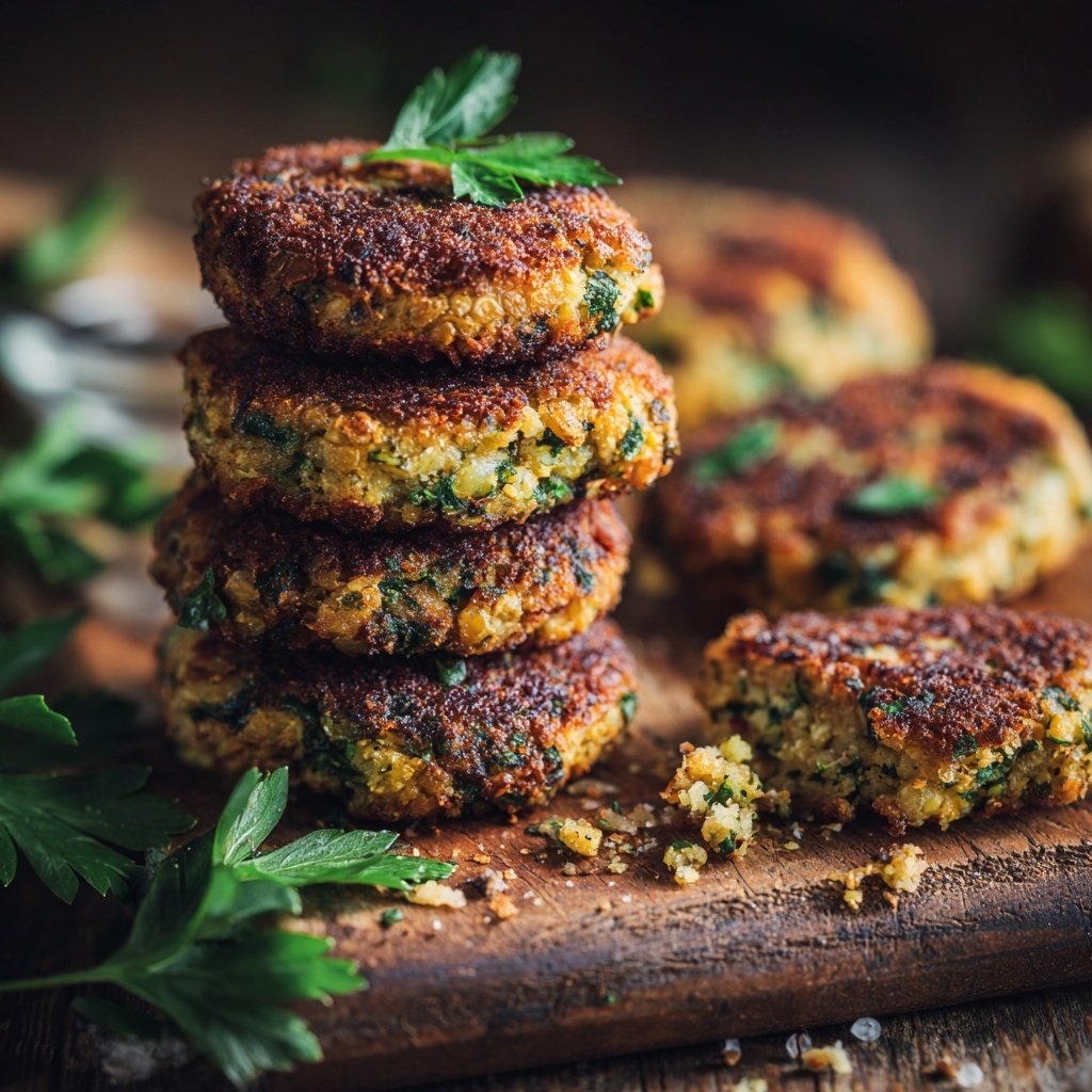 Mediterranean Lentil Patties