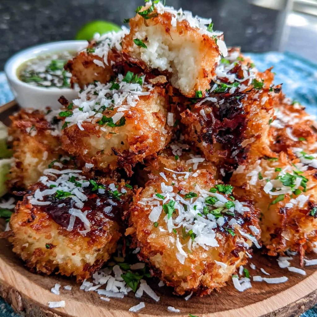 Coconut-Lime Tofu Bites