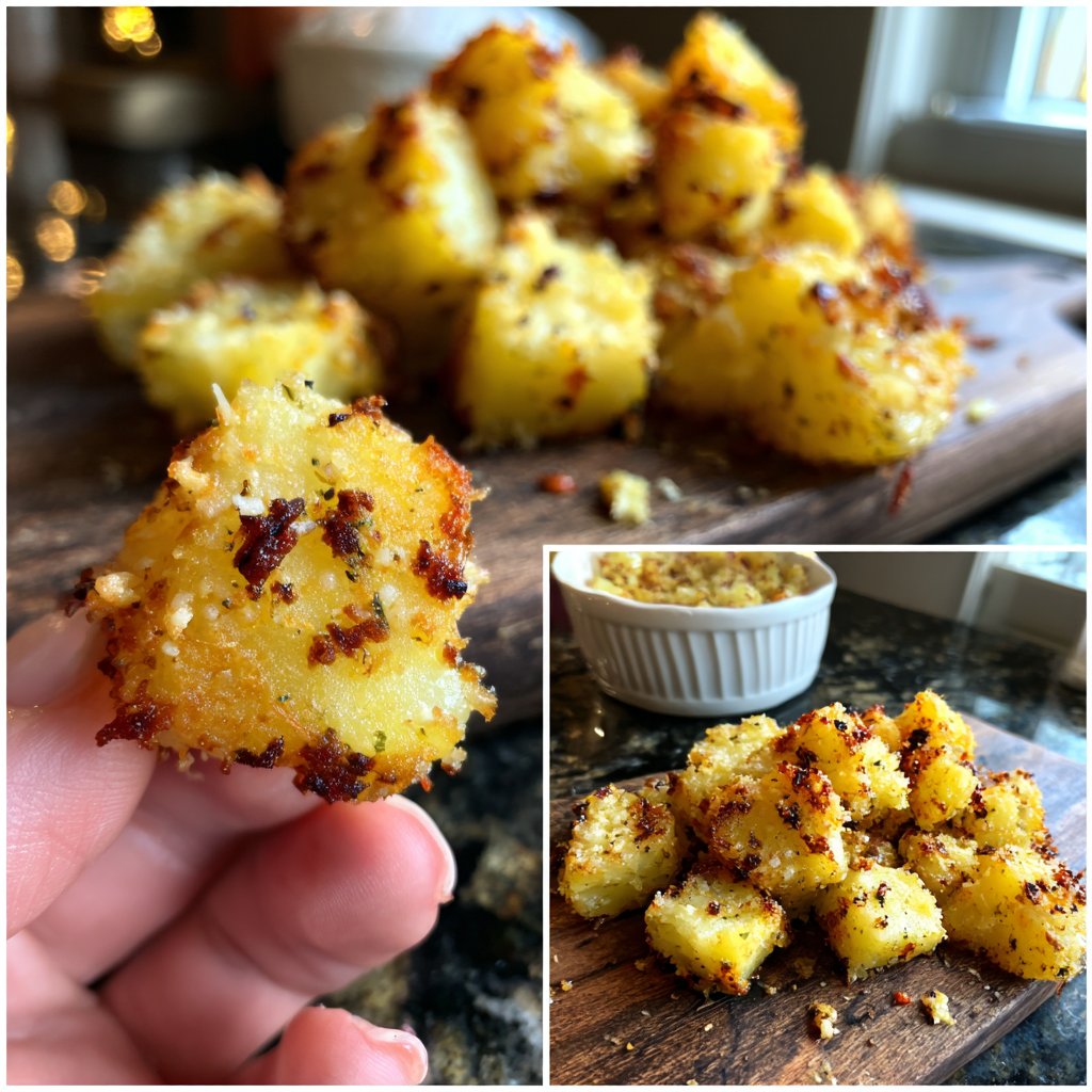 Airfryer Parmesan Truffle Potatoes